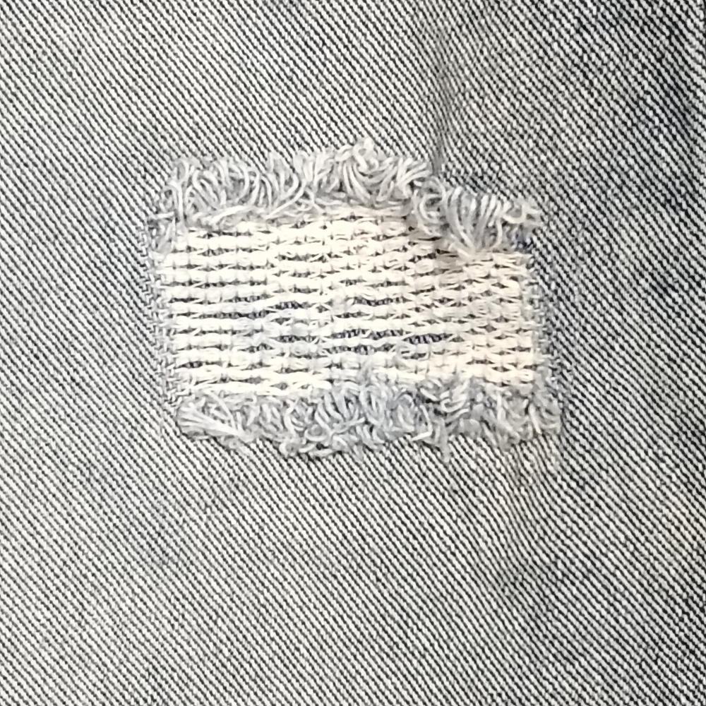 Cleo+Wolf High Rise Straight Women's 28x32 Distressed Thrashed 90s Y2K - Picture 2 of 11